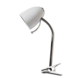 Aigostar klemme lampe med flex-arm til E27, 230V (H 350 mm) i hvid