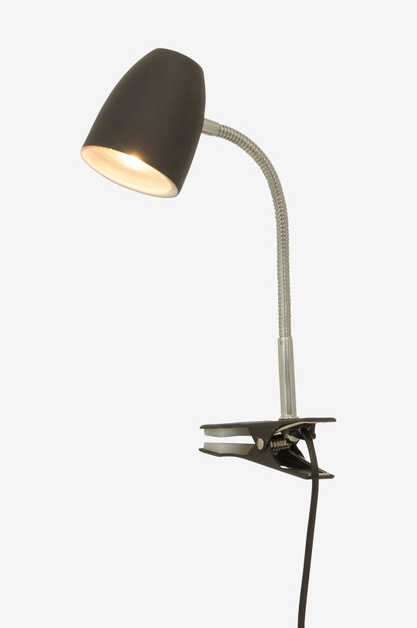 Aneta Lighting - Klemmelampe Sand/krom - Sort - Skrivebordslamper - - Homeroom