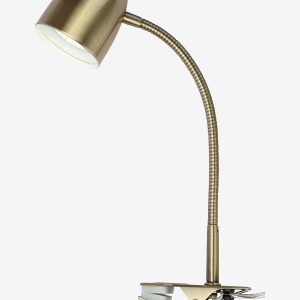 Aneta Lighting - Klemmelampe Sand/krom - Messing - Skrivebordslamper - - Homeroom