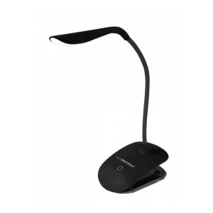 Klemmelampe - USB Lampe - Skrivebordslampe - Dæmpbar - Sort